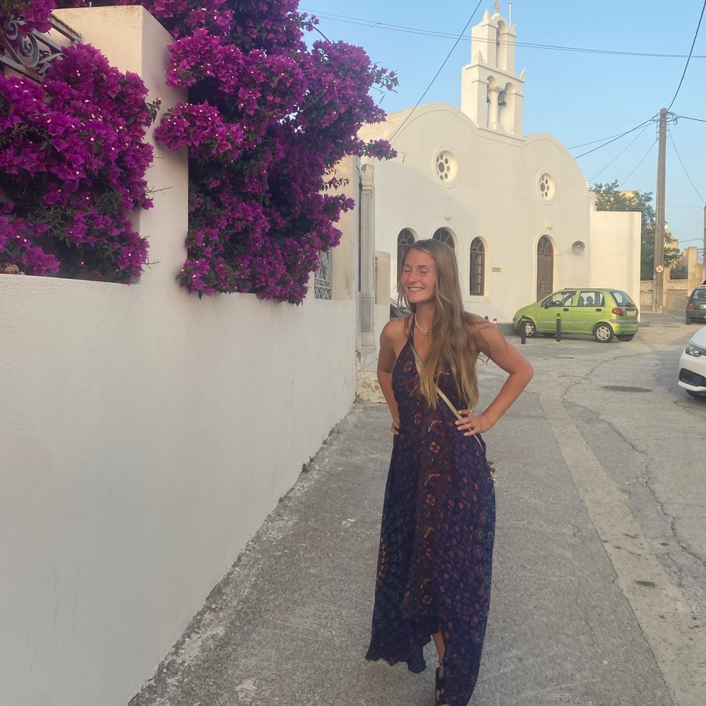Tapestry type dress from Greece